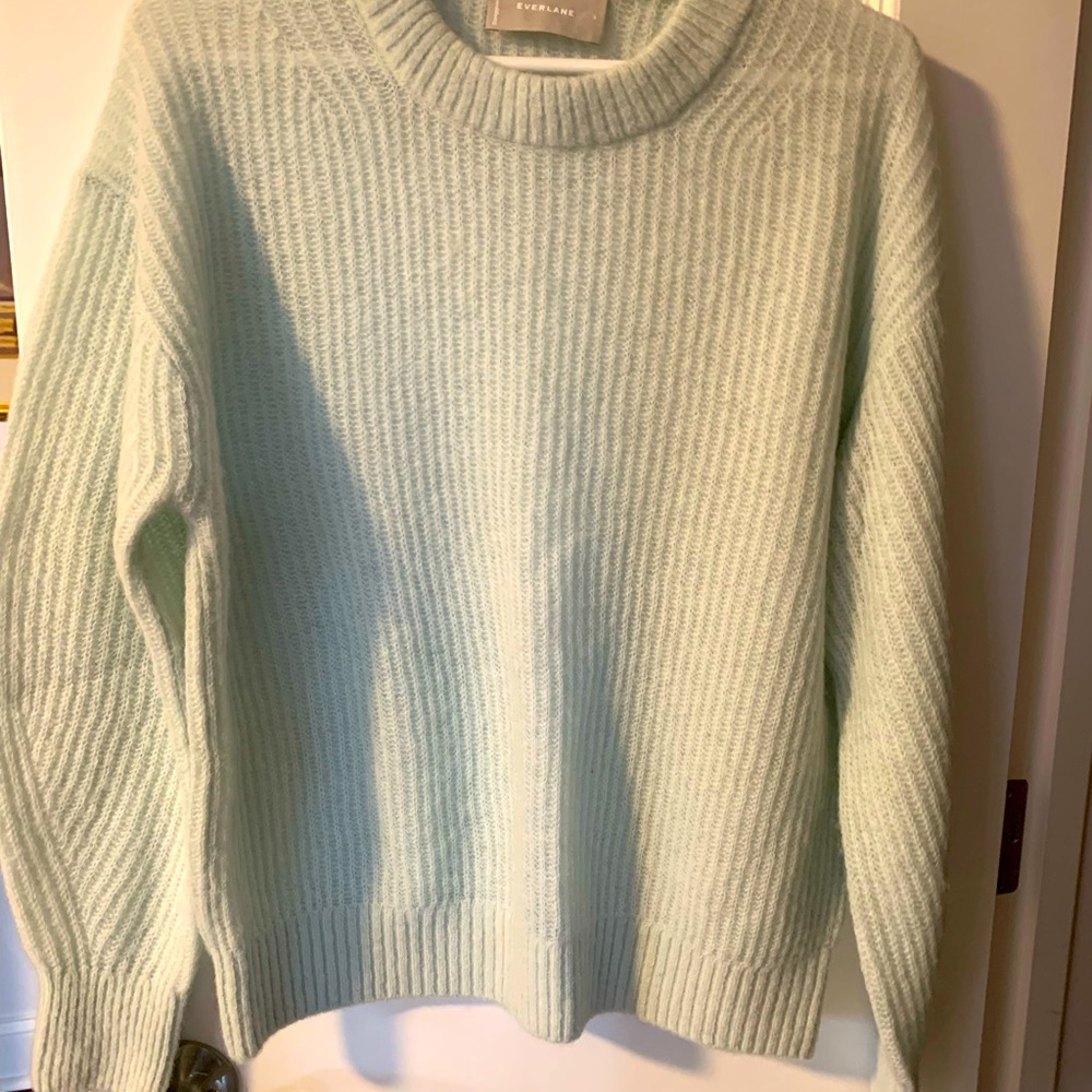 Everlane alpaca pullover…lightweight and warm…never worn